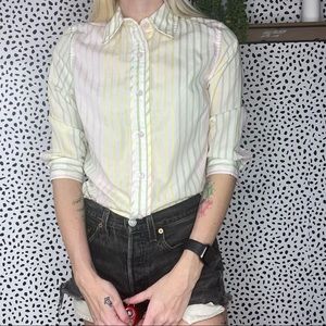 Vintage Napa Valley Collared Button Down Shirt Petite